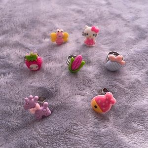 Colorful Animal Rings